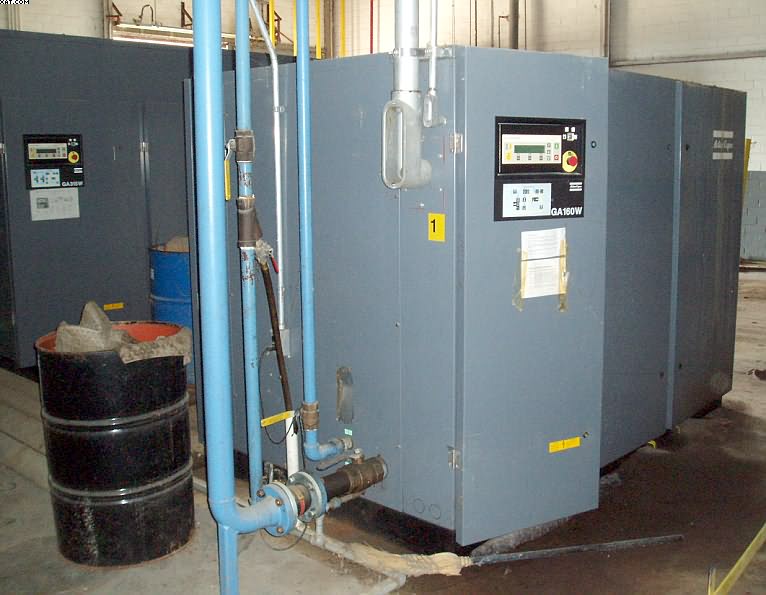 ATLAS COPCO Air Compressors, 200 hp,